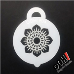Henna Sunflower petite ooh! face Paint Stencil for face painting and airbrush tattoos