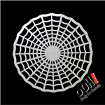 Spiderweb Mandala Sphere face Paint Stencil for face painting and airbrush tattoos