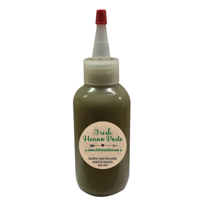 Organic Henna Paste: 4 oz Refill Bottle