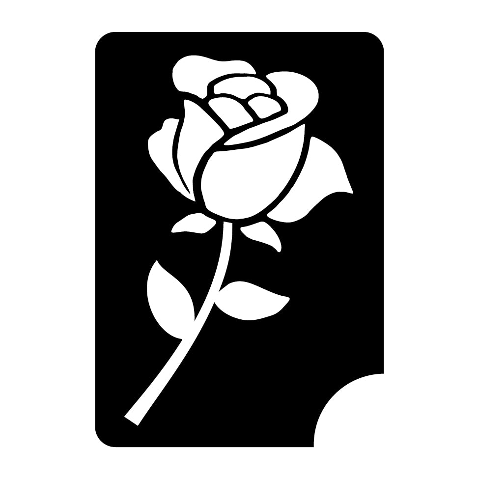 Simple Rose Stencils