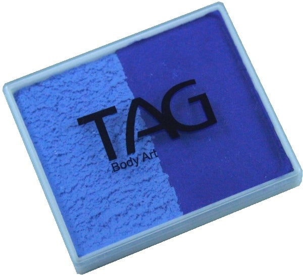 Tag face Paint Split Cake - Powder & Royal Blue