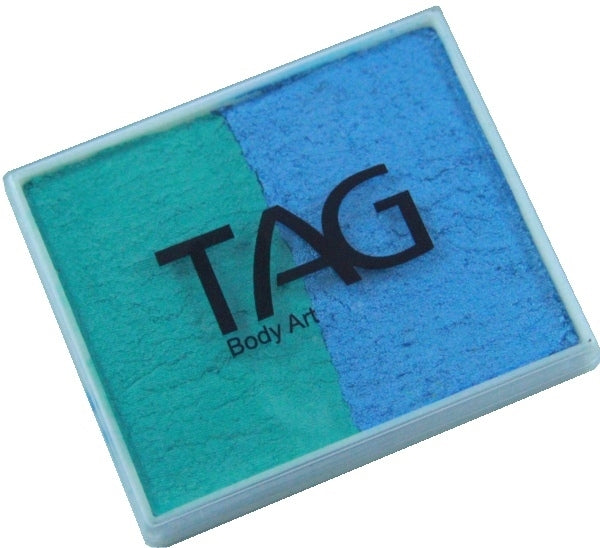 Tag face Paint Split Cake - Pearl Teal & Pearl Sky Blue