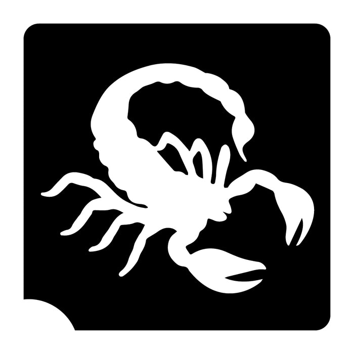 Scorpion Insect Wall Stencil – 13" X 13.3" Reusable Mylar Stencil For Painting, Wood, Fabric, DIY Decor