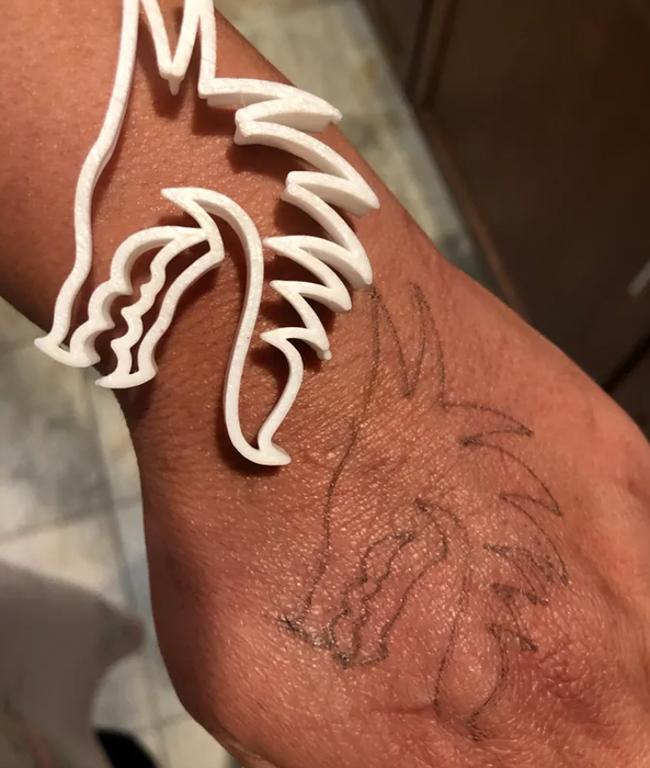 Henna Helper - Dragon Body Stamper