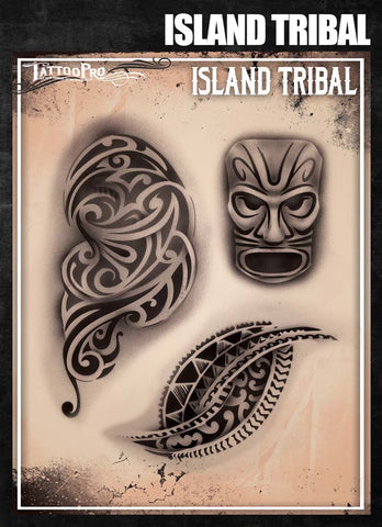 Wiser's Island Tribal Tattoo Pro Stencil