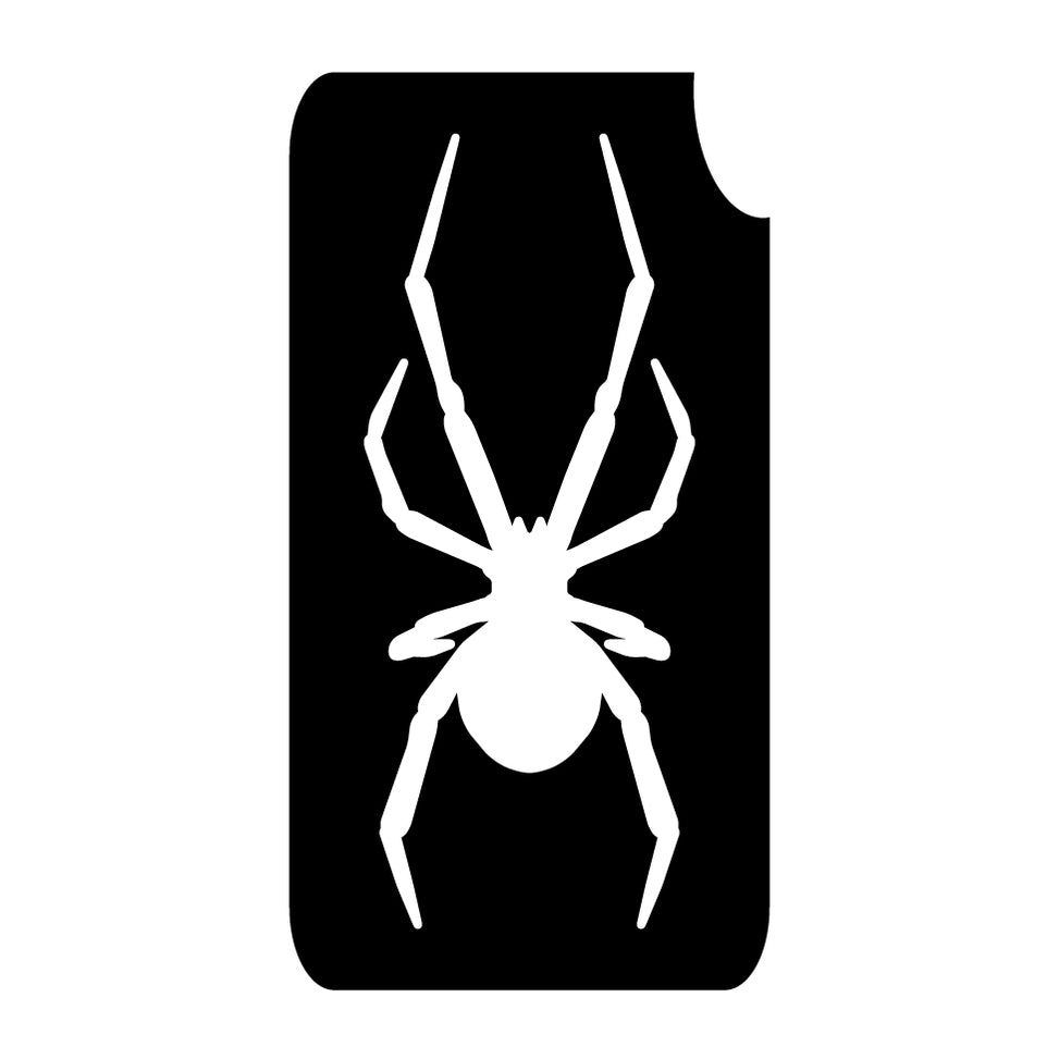Art Factory Glitter Tattoo Stencil - 162 Black Widow Spider - Set of 5 ...