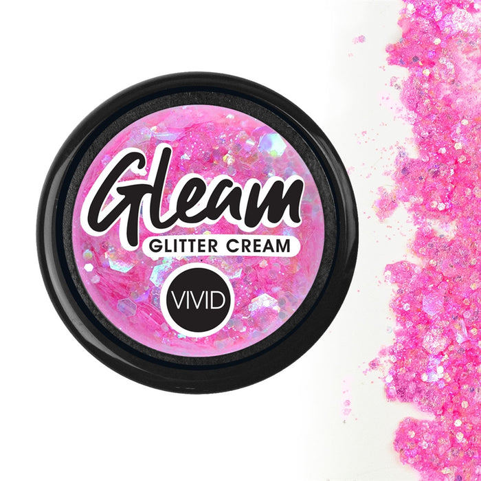 Vivid Gleam Glitter Cream - Princess Pink 30gr