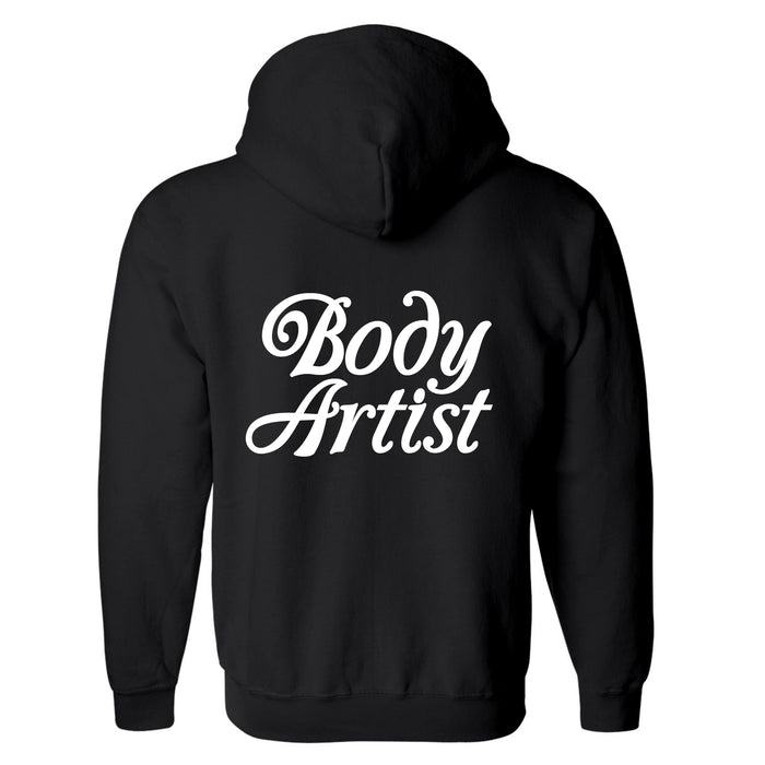 Products Full Zipper Hooded Body Artist Sweatshirt